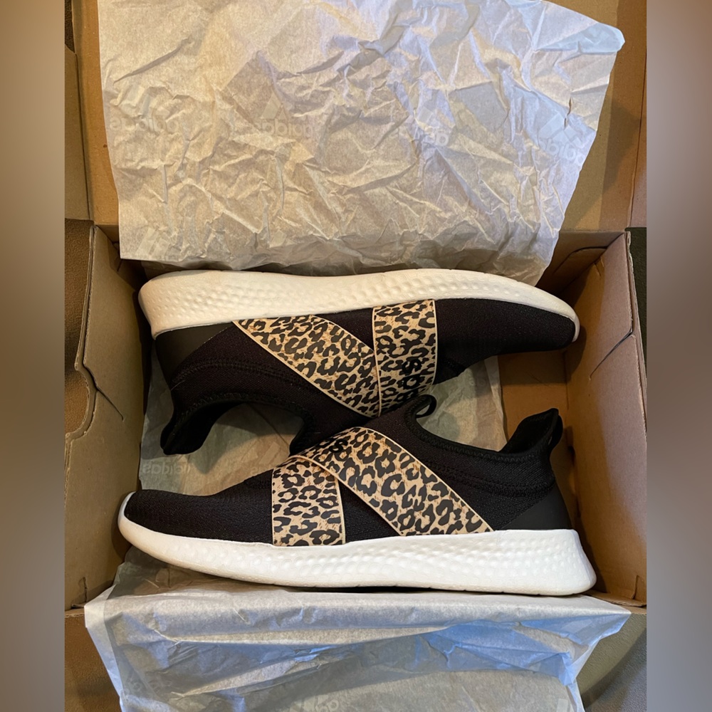 Adidas PureMotion Adapt - Black & Animal Print